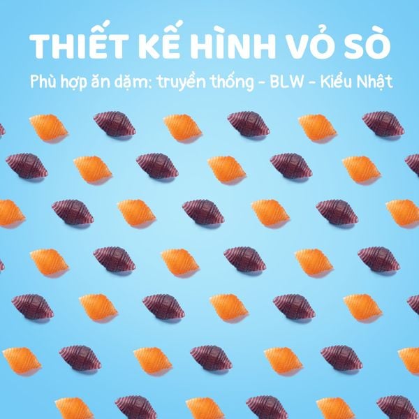 NUI GẤC + KHOAI LANG TÍM THUYỀN XƯA ĂN DẶM - GLUTEN FREE - 180G