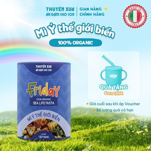 MÌ Ý THẾ GIỚI BIỂN ĂN DẶM THUYỀN XƯA - 180G - HỮU CƠ