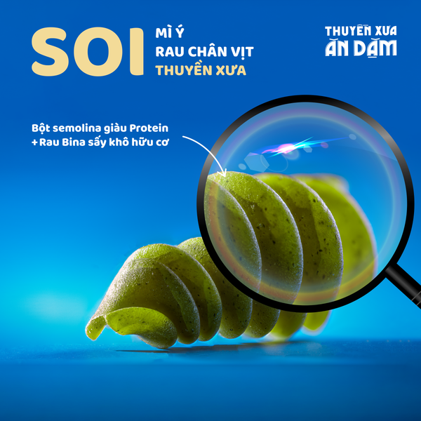 COMBO 2 MỲ Ý RAU CHÂN VỊT + MÌ Ý THẾ GIỚI BIỂN ĂN DẶM THUYỀN XƯA- 180G