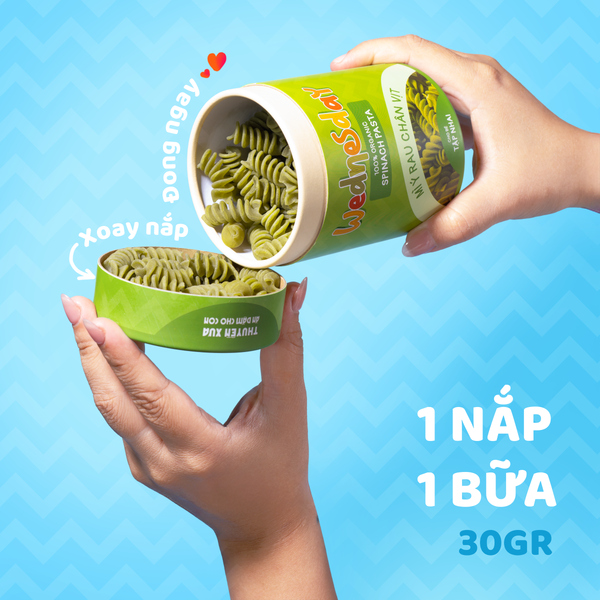 COMBO 2 NUI GẤC + KHOAI LANG TÍM + MÌ Ý RAU BINA ĂN DẶM THUYỀN XƯA- 180G