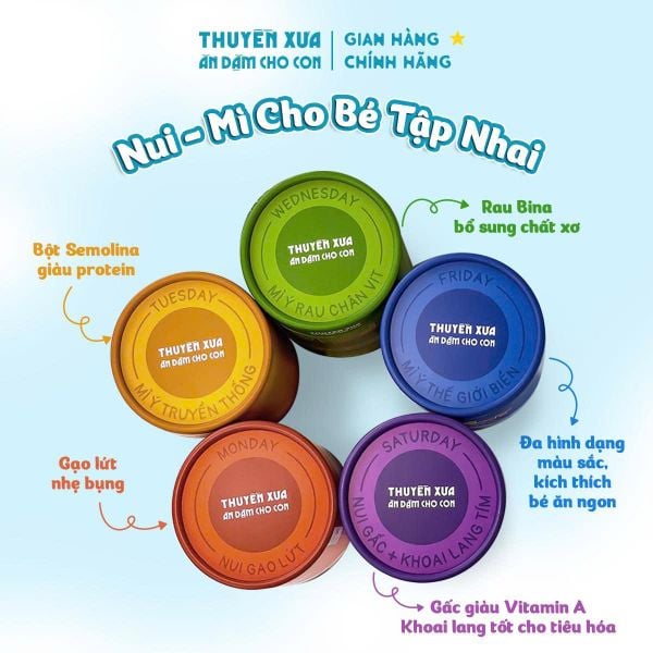 COMBO 3 NUI - MÌ Ý ĂN DẶM THUYỀN XƯA
