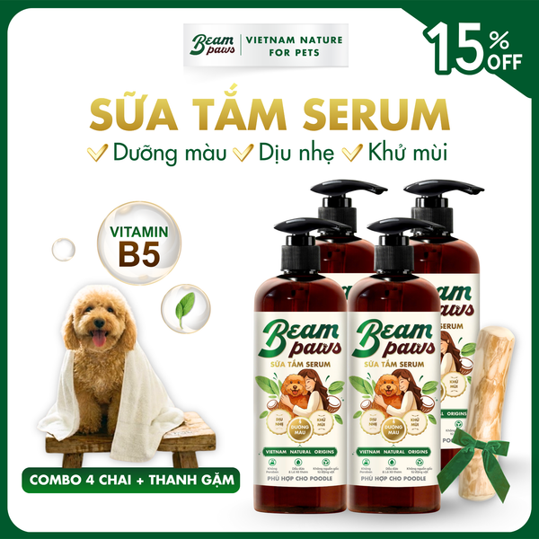 Combo Dịu Nhẹ Cho Poodle (4+1)