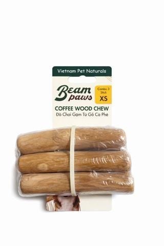 Đồ Chơi Gặm Gỗ Cà Phê Tự Nhiên Beam Paws Dạng Khối