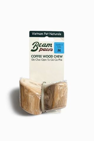 Đồ Chơi Gặm Gỗ Cà Phê Tự Nhiên Beam Paws Dạng Khối