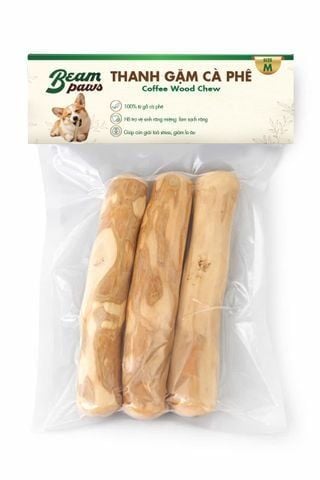 Đồ Chơi Gặm Gỗ Cà Phê Tự Nhiên Beam Paws Dạng Khối
