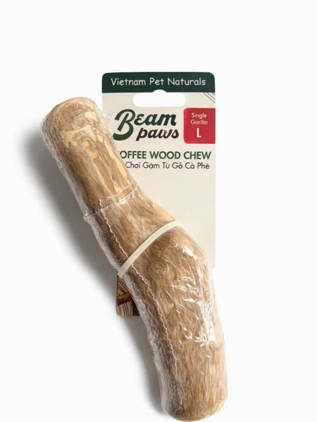 Đồ Gặm Gỗ Gorilla Tự Nhiên Beam Paws Cho Cún - Bền Chắc, Sạch Răng, Giảm Stress