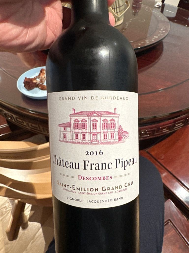 Rượu vang đỏ Pháp Château Franc Pipeau 2020 – Saint-Émilion Grand Cru ...