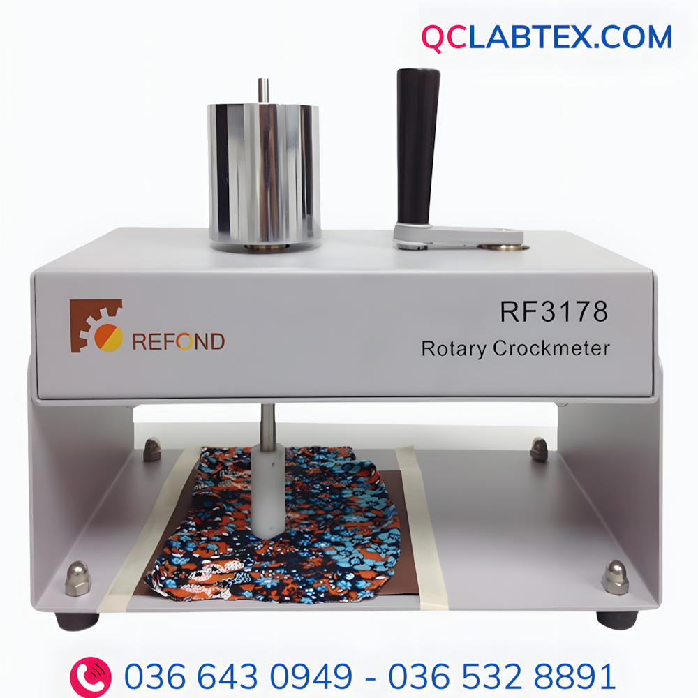  Máy thử độ bền màu ma sát quay tròn Crockmeter RF3178 - REFOND 