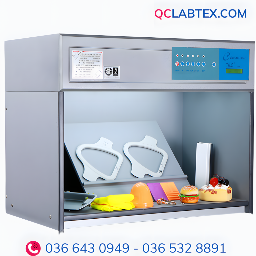 Tủ soi màu M60 TILO Soi màu chuẩn Mỹ, 5 nguồn sáng – QCLABTEX