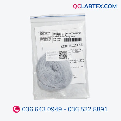  Sợi cotton xám Testfabric 
