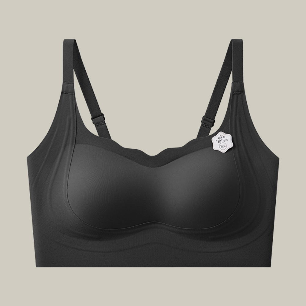 Áo Bra Mira chất liệu cao cấp 2 dây tàng hình liền mảnh, cổ sóng mềm mại, thoải mái cả ngày - MB01