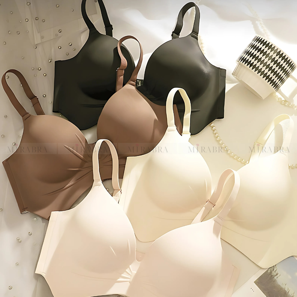 Áo lót Mira hương thơm đặc biệt, không gọng chất liệu cao cấp nâng ngực, đệm 4cm - ML06