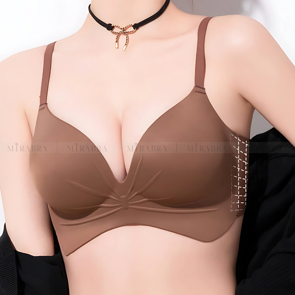Áo lót Mira hương thơm đặc biệt, không gọng chất liệu cao cấp nâng ngực, đệm 4cm - ML06