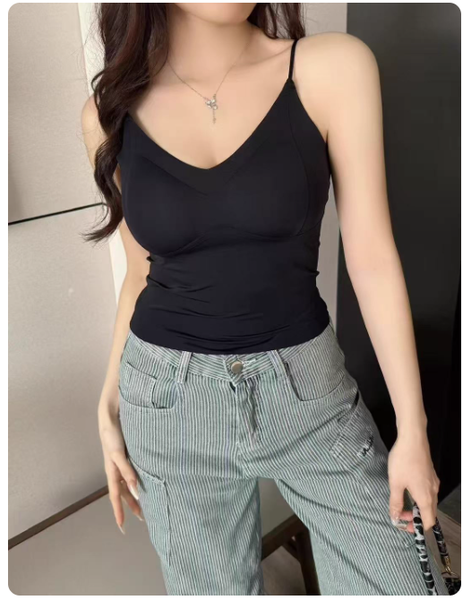 Áo Bra 2 dây mút liền, kèm túi móc - MB06