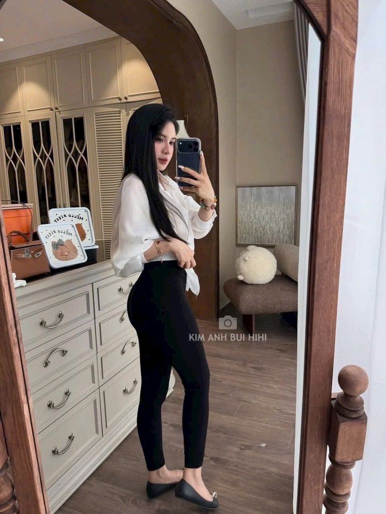 Quần Legging Hello Kitty lót nỉ tôn dáng - MQ07