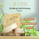  Xà Bông Muối Khoáng Konus Homespa Sạch Bẩn Khử Mùi Diệt Khuẩn & Bảo Vệ Làn Da 90gram 