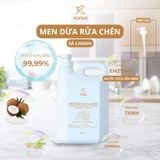  Men Dừa Rửa Chén Bát Thiên Nhiên KONUS Homecare Tinh Dầu Sả Chanh Nước Dừa Lên Men Làm Sạch Dầu Mỡ 
