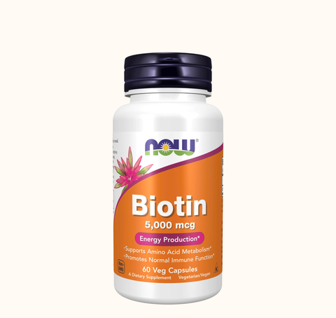 Thực Phẩm Bảo Vệ Sức Khỏe NOW FOODS Biotin 5000 mcg