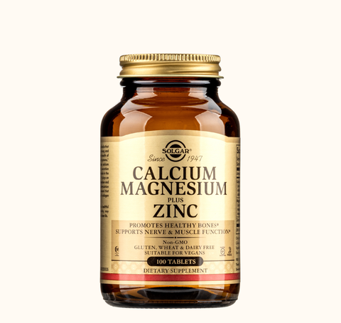 Solgar Viên uống bổ sung Canxi Magie Kẽm - 100 Viên/ Lọ