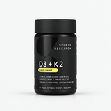 Sports Research, D3 + K2 nguồn gốc thực vật, 125 mcg/100 mcg, 60 viên nang mềm chay