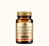 Vitamin D3 Solgar 25MCG 1000IU 90 Viên Nén Hỗ Trợ Xương Khớp