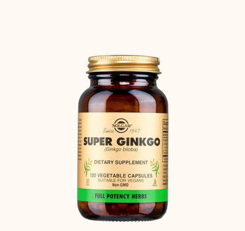 Viên Uống Bổ Não Chiết Xuất Lá Bạch Quả SOLGAR® SUPER GINKGO 120 Viên