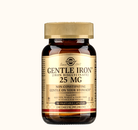 Viên Uống Bổ Sung Sắt Solgar Gentle Iron 25 Mg 90 Viên Thực Vật