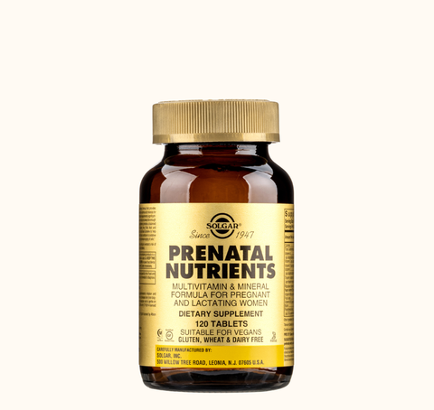 Vitamin Tổng Hợp Cho Phụ Nữ Mang Thai Solgar Prenatal Nutrients 120 Viên Nén