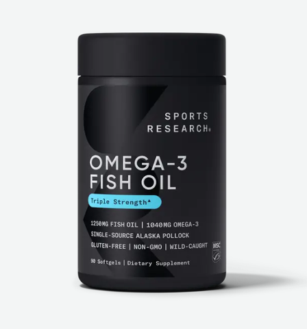 Sports Research Dầu cá Omega-3, 120 viên nang mềm
