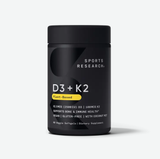 Sports Research, D3 + K2 nguồn gốc thực vật, 125 mcg/100 mcg, 60 viên nang mềm chay