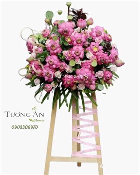  Hoa Chúc Mừng Sen Hồng - S152 