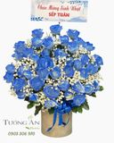  Hoa Cắm Hộp Khúc Ca Xanh Thanh Lịch- HCH106 