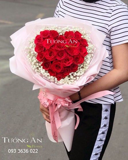 Bó Hoa Trái Tim Yêu