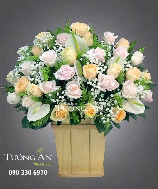  Hoa Cắm Hộp Điều Mong Ước - A242 