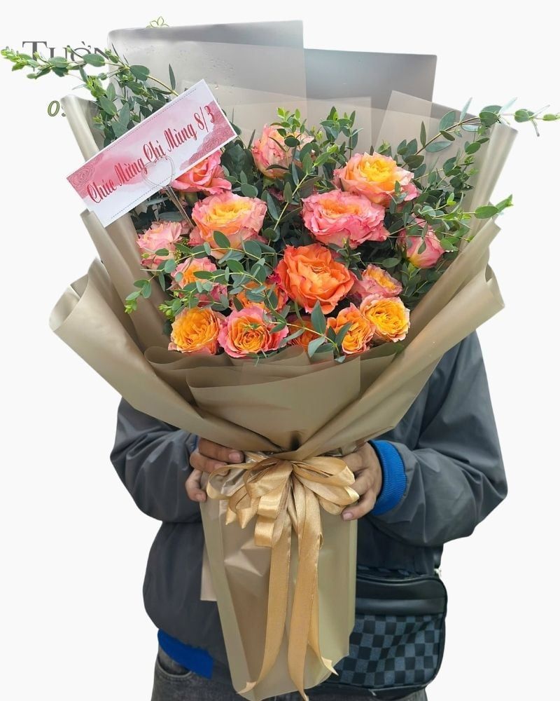  Bó Hoa Rạng Rỡ Nàng Thơ - HBD48 