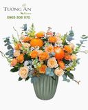  Hoa Cắm Hộp Ánh Dương Thanh Xuân - HCH153 
