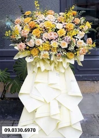  Kệ Hoa Chúc Mừng Ngày Công An - B527 