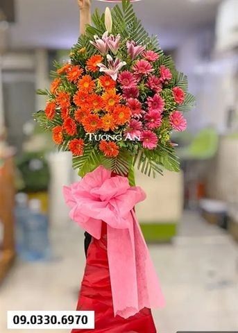  Kệ Hoa Đồng Tiền Mừng Khai Trương - B504 