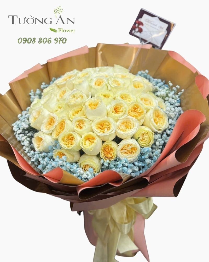  Bó Hoa Ánh Kem Dịu Dàng - HBT27 