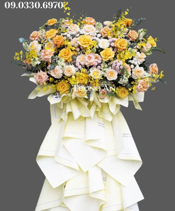  Kệ Hoa Chúc Mừng Ngày Công An - B527 