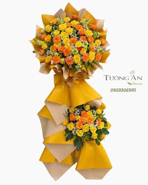 Hoa Chúc Mừng Hoàng Kim Thịnh Vượng - HCM70