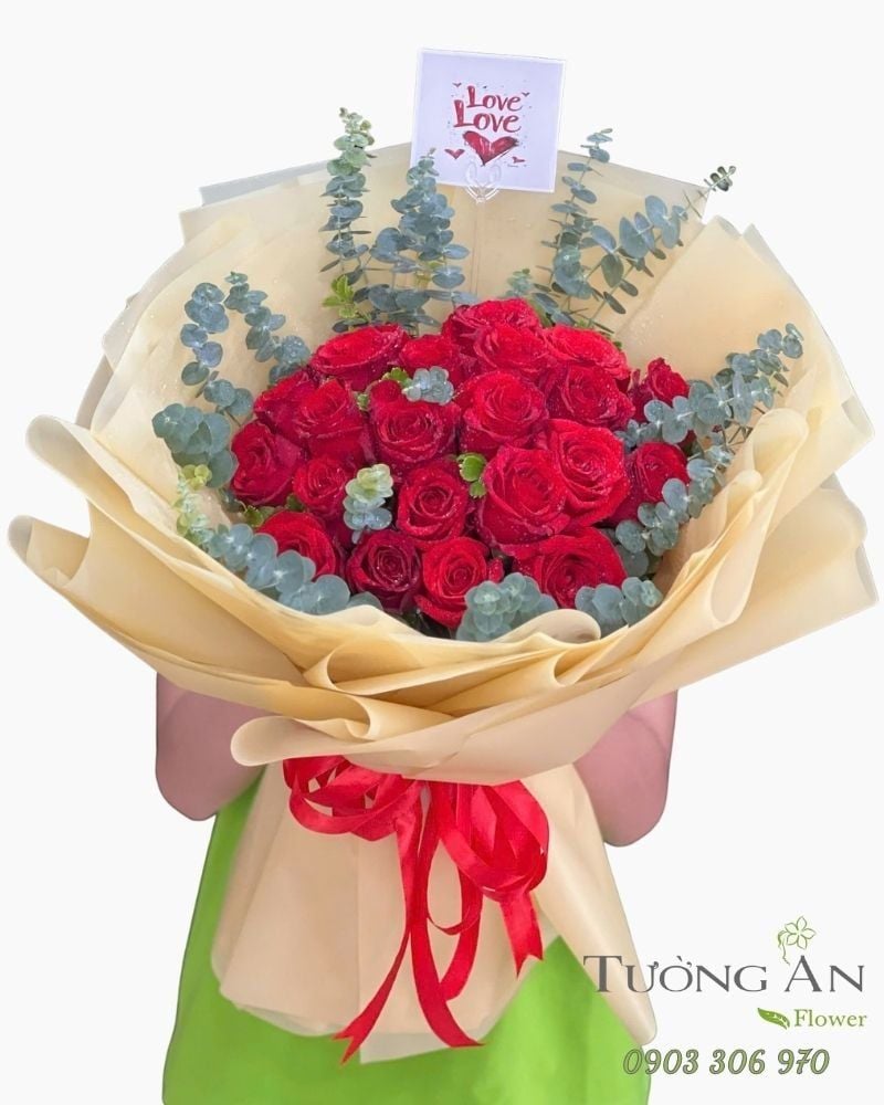  Bó Hoa Lời Yêu Đỏ Thắm - HBT21 