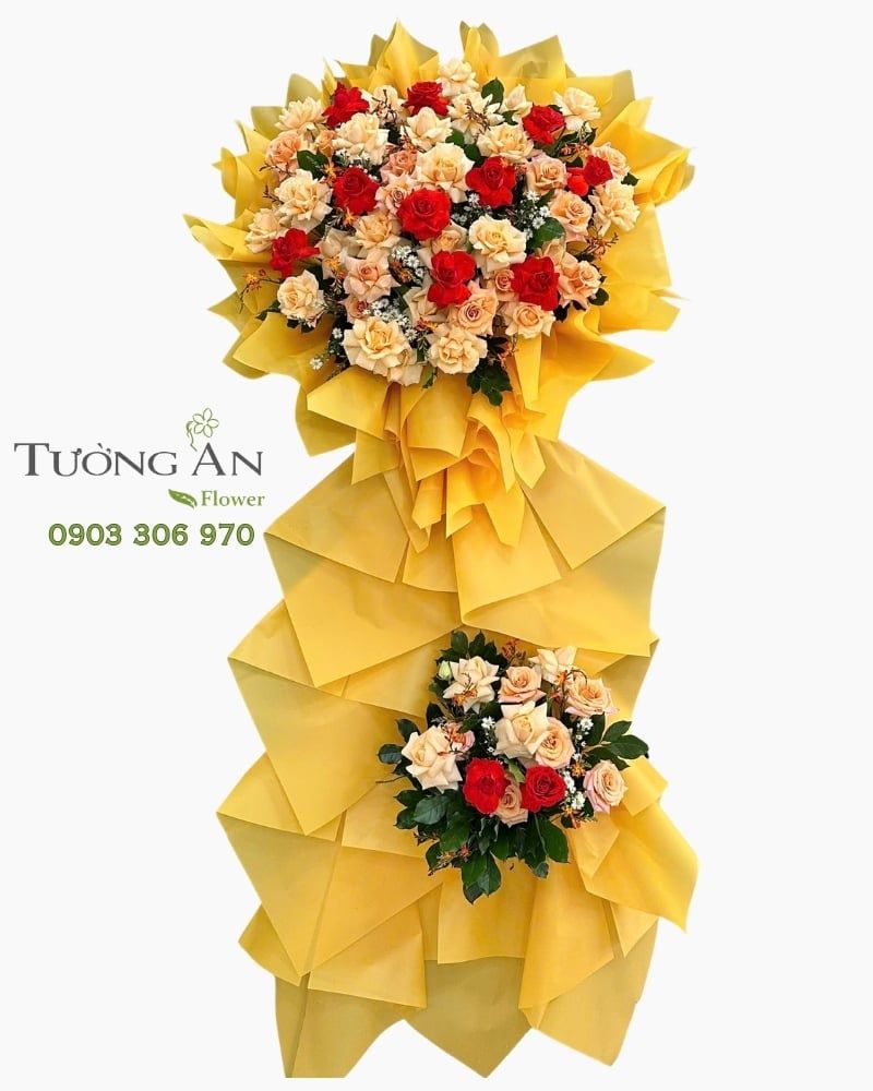  Hoa Chúc Mừng Phú Quý Đăng Hoa - HCM92 