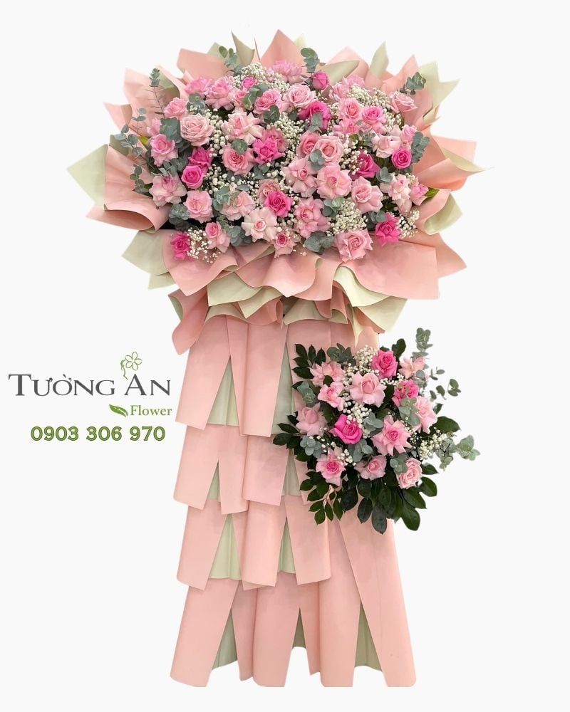  Hoa Chúc Mừng Mộng Hồng Phồn Hoa - HCM102 