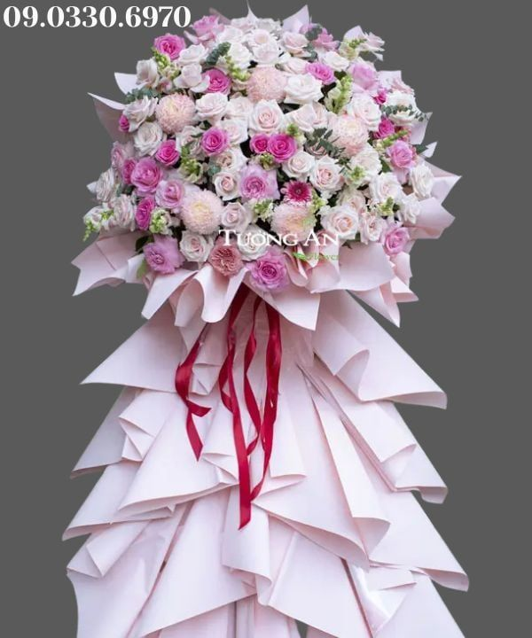  Kệ Hoa Chúc Mừng Ngày Thành Lập - B529 