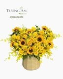  Hoa Cắm Hộp Hoàng Hoa Khởi Vận - HCH44 