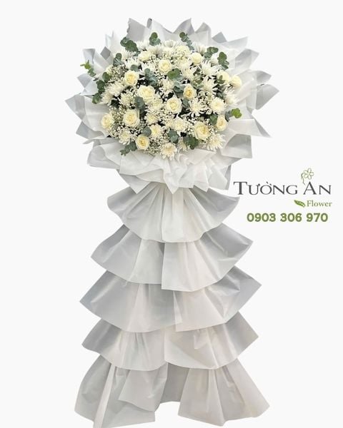 Vòng Hoa Chia Buồn Thanh Vân Tiễn Biệt - HTL70