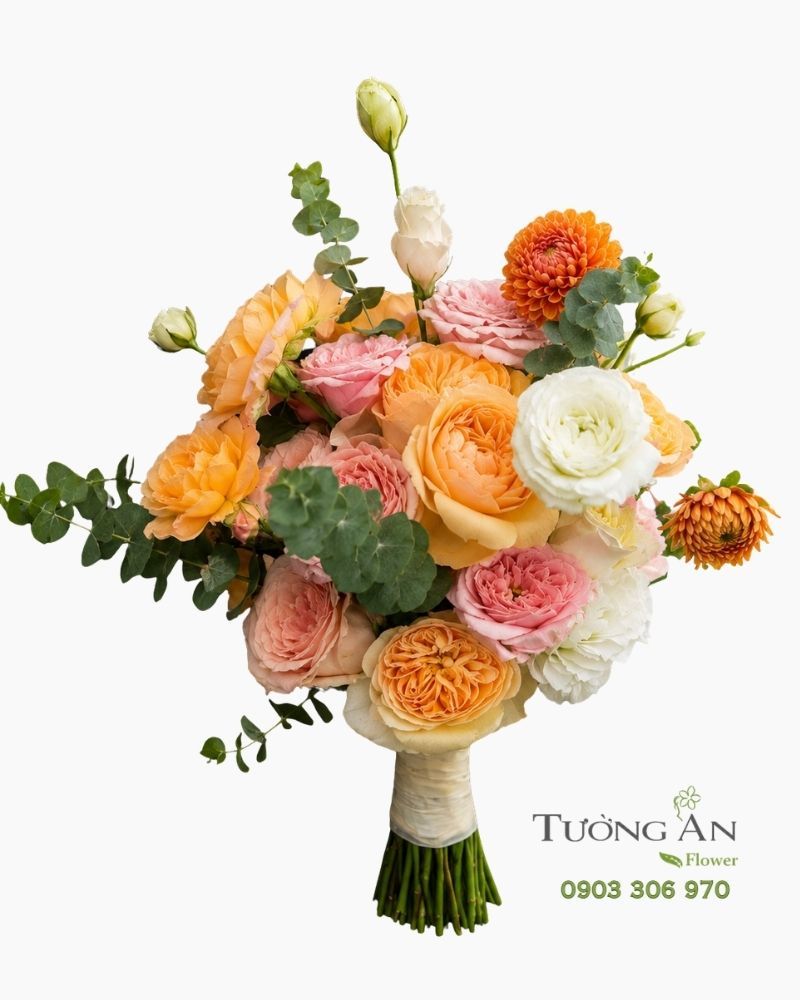  Bó Hoa Cưới Chạm Vào Hạnh Phúc - BHC15 