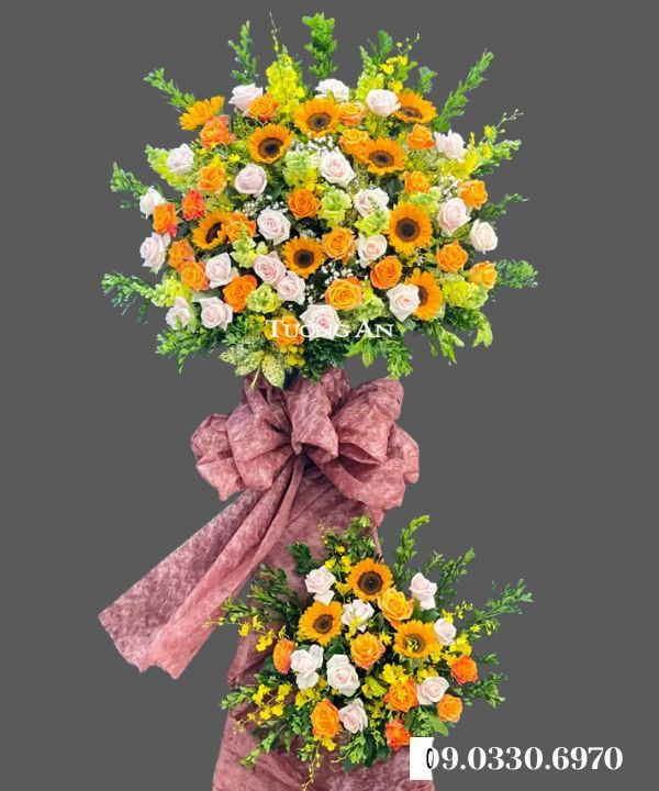  Kệ Hoa Chúc Mừng Tươi Sáng - B495 