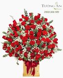  Hoa Cắm Hộp Đại Hồng Thịnh Tình - HCH89 